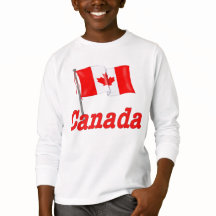 Sinalizador e texto canadenses