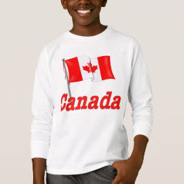 Sinalizador e texto canadenses