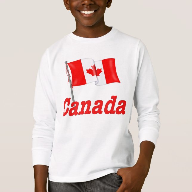 Sinalizador e texto canadenses (Frente)