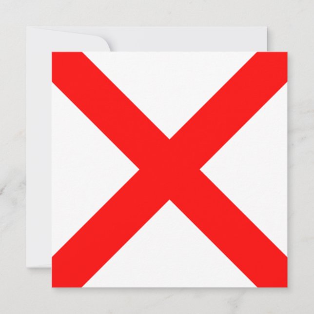 Sinalizador náutico Sinal Victor - Letra V (Frente)