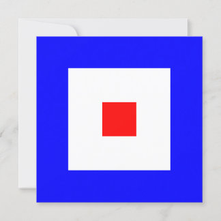 Sinalizador náutico Sinal Whiskey - Letra W