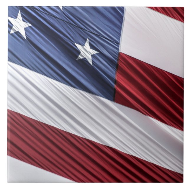 Sinalizador Patriótico Americano Vermelho, Branco  (Frente)