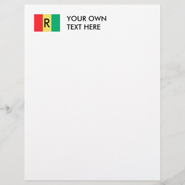 Sinalizador Ruanda (Frente)