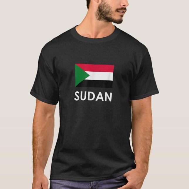 Sinalizador SUDAN T Camisa T (Frente)