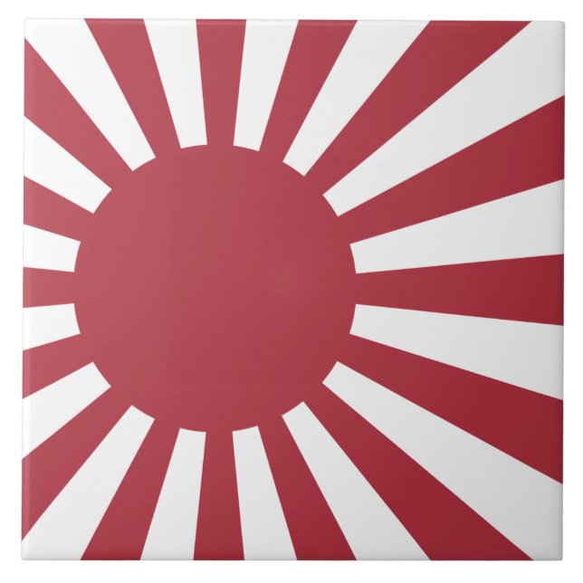 Sinalizador Sun Imperial de Ascensão do Japão, Edo (Frente)