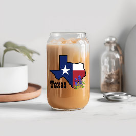 Sinalizador Texas e Bluebonnet Flor com nome perso