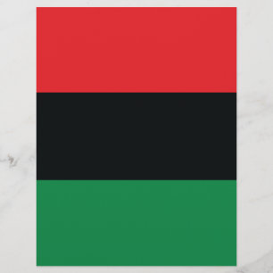 Sinalizador vermelho, preto e verde