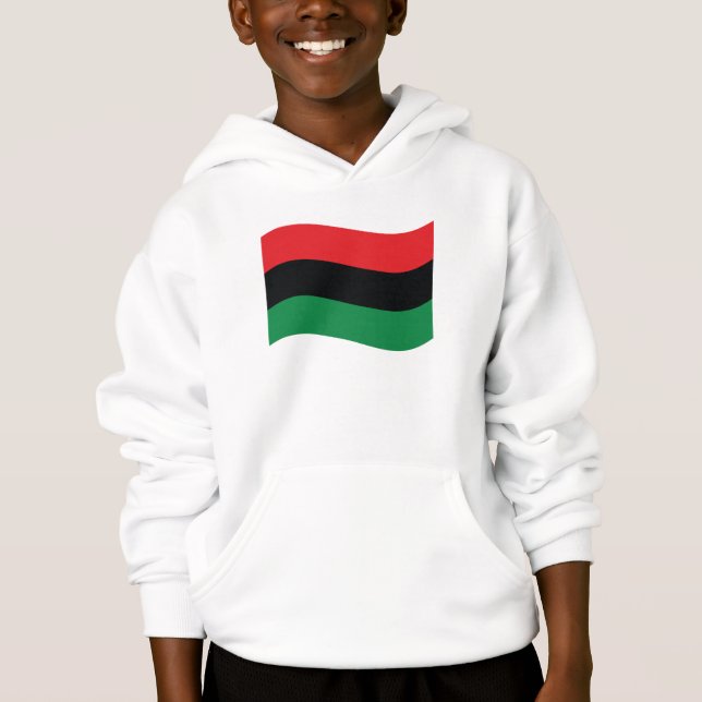 Sinalizador vermelho, preto e verde (Frente)