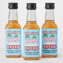 Sindicato Personalizado Da Família Flamingos Nosso