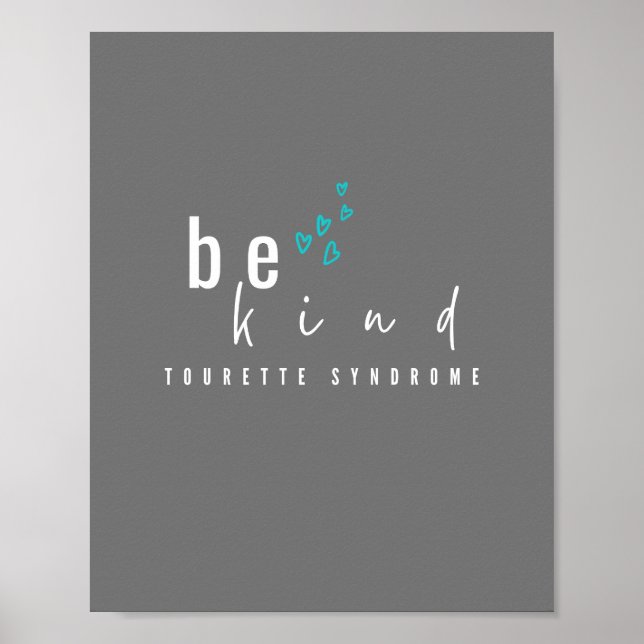 sindroma de tourette. seja gentil. POSTER e IMPRES (Frente)