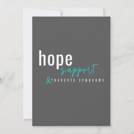 síndrome de Trette, apoio de esperança. Convites