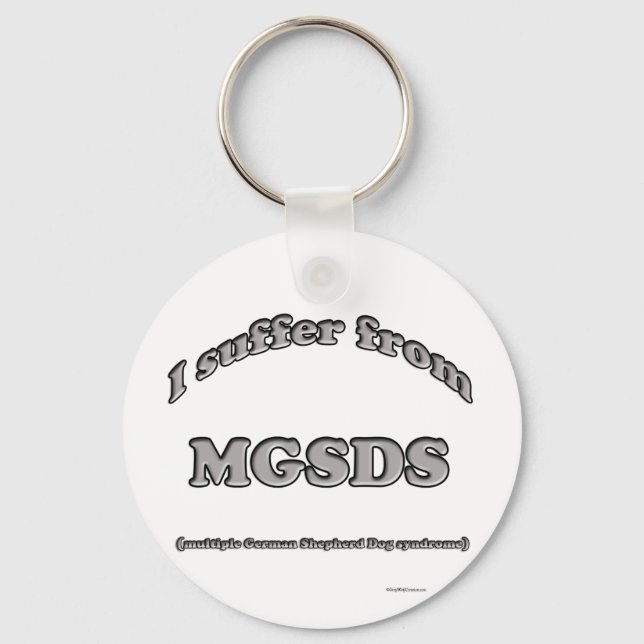 Síndrome do german shepherd - Chaveiro (Frente)