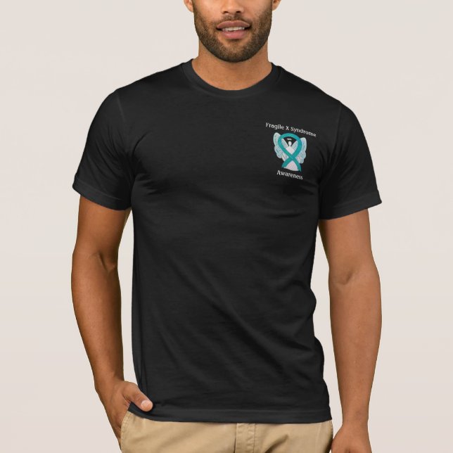 Síndrome X Frágil Sensibilização Fita Camisa Anjo (Frente)