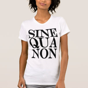 Sine Qua Non Latino Quote Camisa Singlet