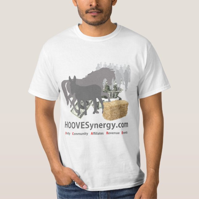 Sinergia HOOVES - Camisa T - Caras (Frente)