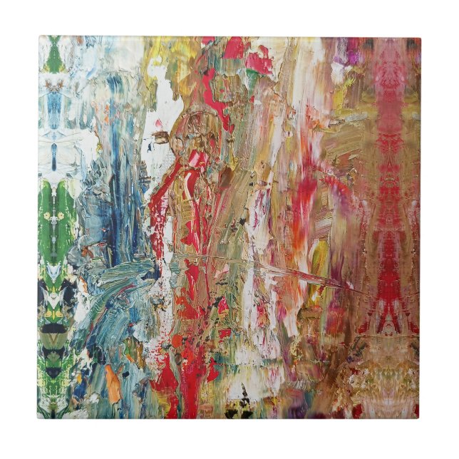 Sinfonia do caos - Paleta de Artista Abstrato Real (Frente)