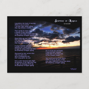 Sinfonia do cartão postal dos anjos
