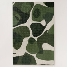 Sinfonia Esmeralda | Quebra-Cabeça Abstrato Orgâni