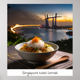 Singapura Nasi Lemak - Impressão de arquivamento