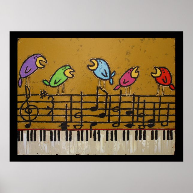 singelo bird poster (Frente)