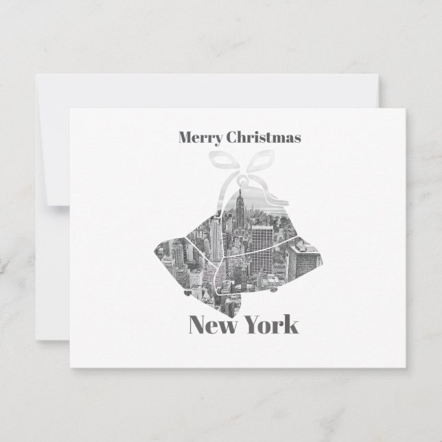 Sino de Natal Alegre Nova York (Frente)