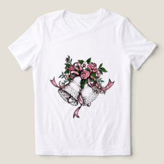 Sinos de Casamento Rosa Personalizados no Verso