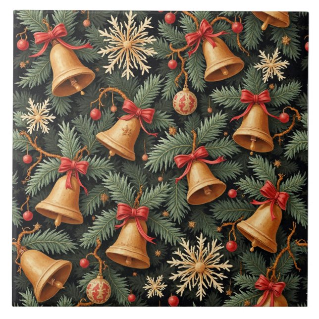 Sinos de feriado, padrão decorativo. (Frente)