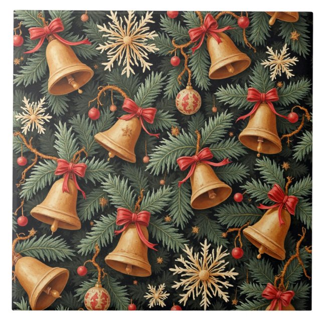 Sinos de feriado, padrão decorativo. (Frente)