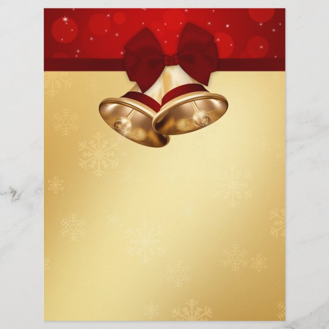 Sinos de Natal do Ouro precioso (Frente)