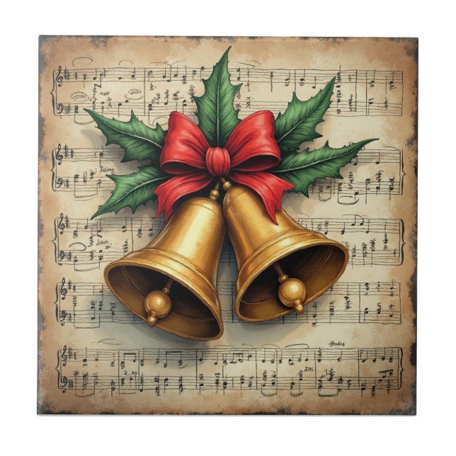Sinos de Natal em partitura (Frente)