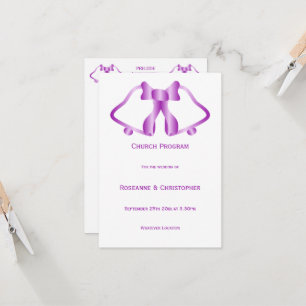 Sinos E Fita Do Programa Casamento Roxo