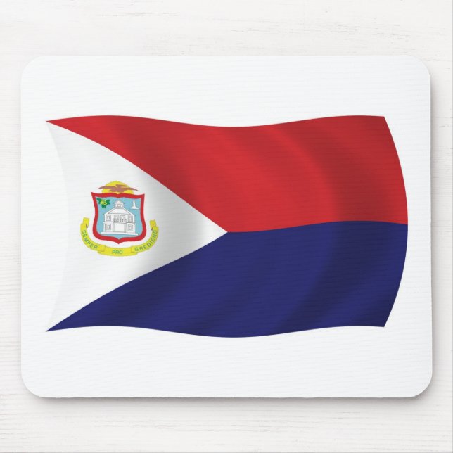 Sint Maarten Flag Mousepad (Frente)