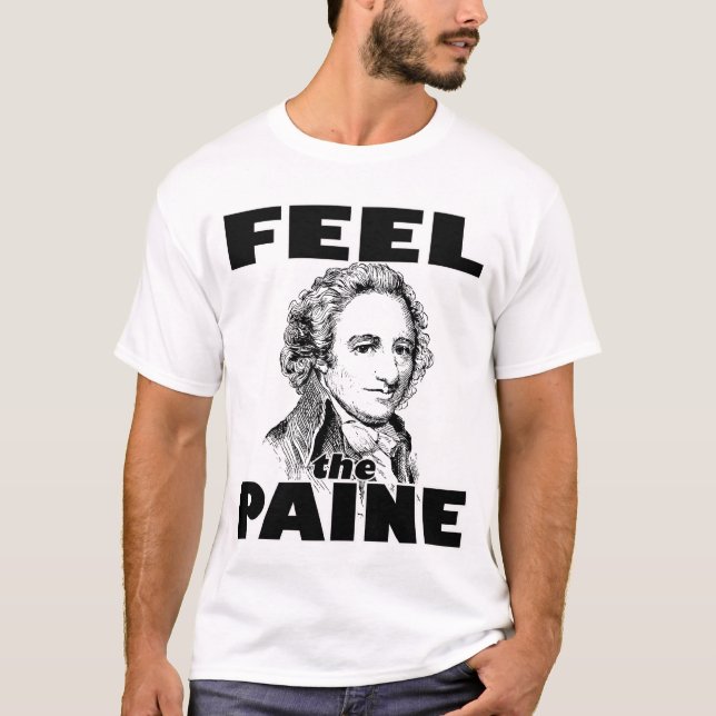 Sinta a camisa dos homens de Paine (Frente)