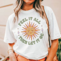 Sinta Tudo e Depois Deixe Ir Sol Retro Boho