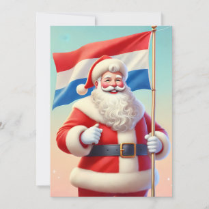 Sinterklaas Com Sinal Dos Países Baixos