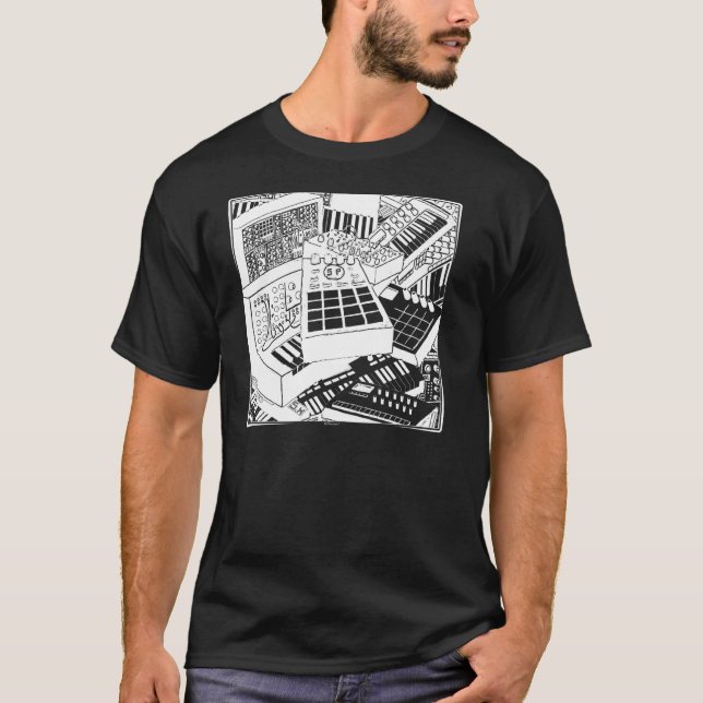 Sintetizadores Para Pullover De Músicos Eletrônico (Frente)