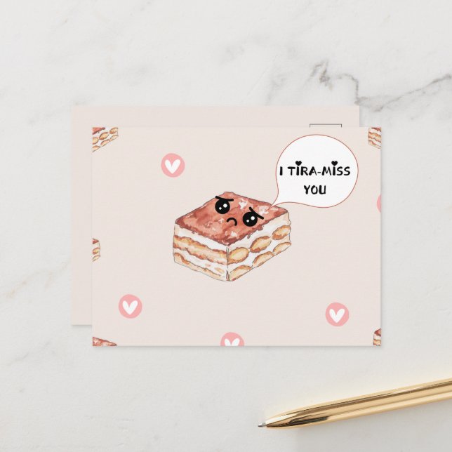 Sinto saudades do cartão de saudades. (Frente/Verso In Situ)