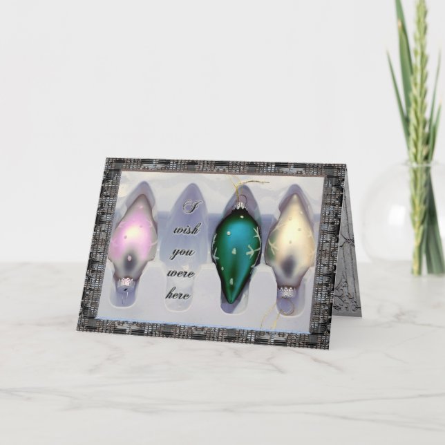 Sinto saudades do seu cartão de Natal (Frente)