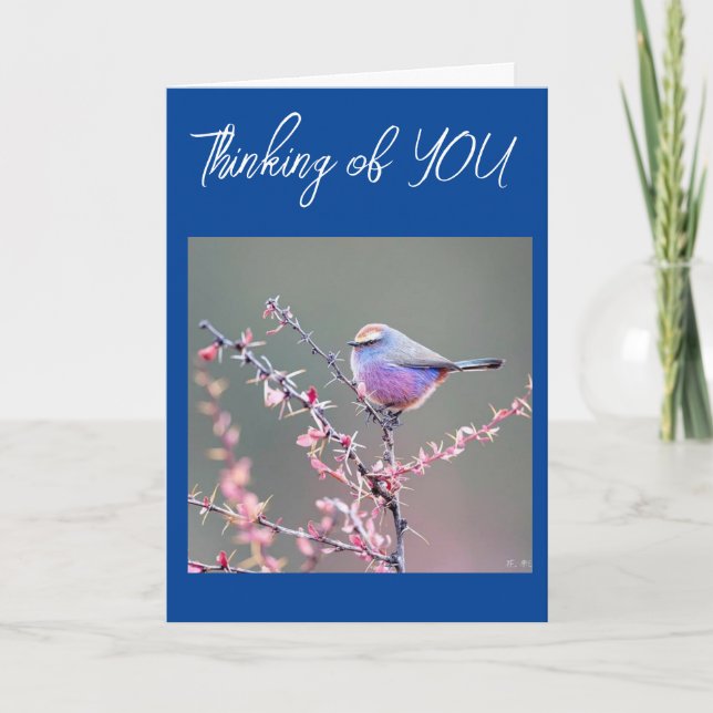 *SINTO SUA FALTA* QUERIA DIZER EM CARTÃO PESSOAL (Frente)