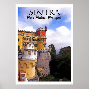 SINTRA, palácio de Pena, poster da foto