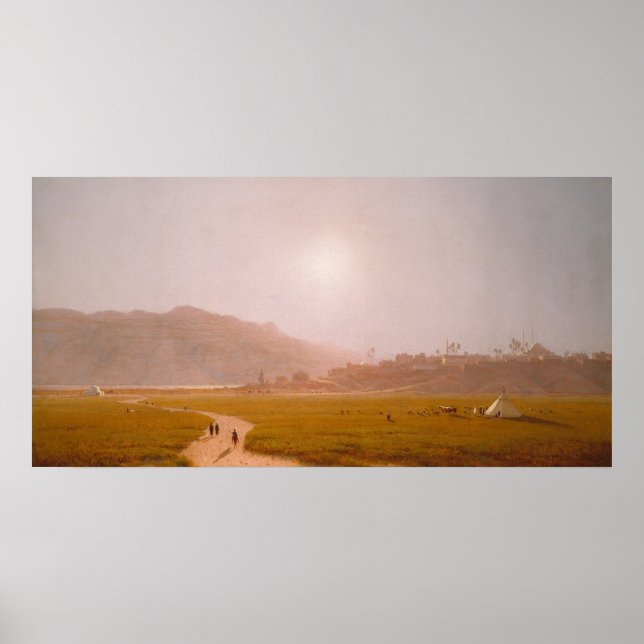 Siout, Egito - Sanford Gifford Fine Art Poster (Frente)