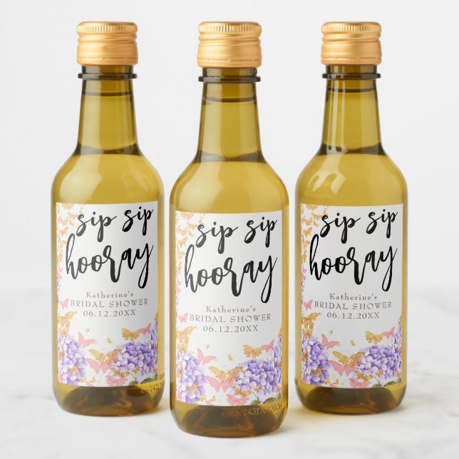 Sip Hooray Boho Butterfly Chá de panela Hydrangea (Garrafas)