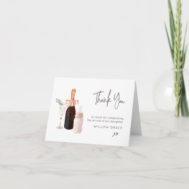 Sip n Ver Novo Cartões de agradecimentos Dobrado d (Frente)