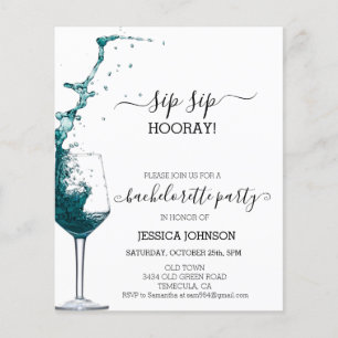 Sip Sip Hooray Festa de solteira Wine