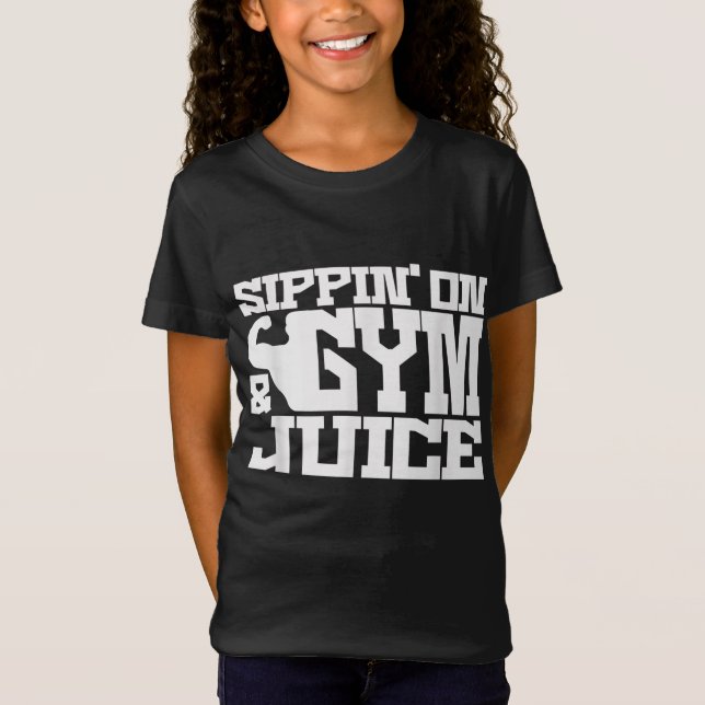 Sippin No Sumo De Gym - Camisas De Trabalho De Men (Frente)