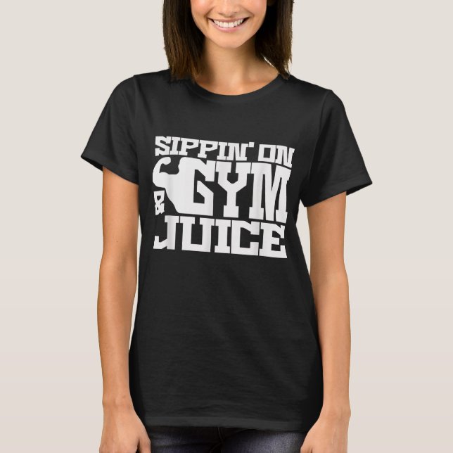 Sippin No Sumo De Gym - Camisas De Trabalho De Men (Frente)