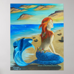 Siren Poster Mermaid Art Mermaid Poster de Siren A