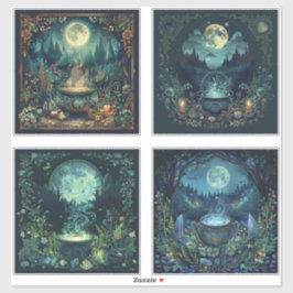 Sistema Nórdico de Adesivos Samhain - Caldeirão de