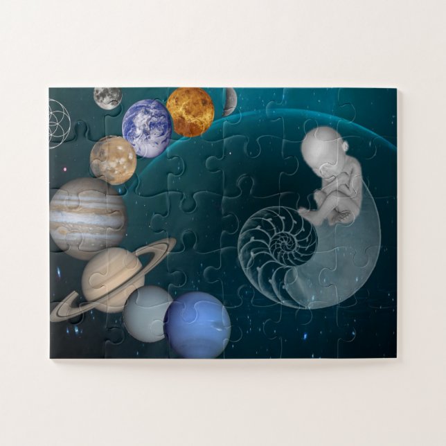 Sistema Solar, Berçário Espacial, Quebra-cabeça ed (Horizontal)