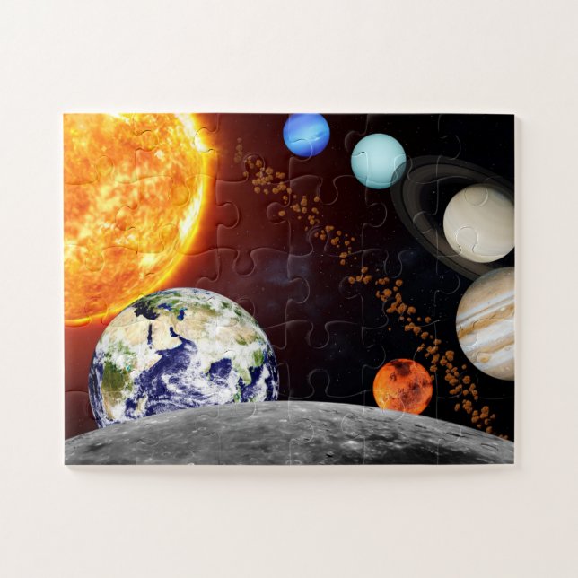 Sistema Solar, Berçário Espacial, Quebra-cabeça Ed (Horizontal)